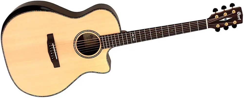 Cort Ga-Pf Grand Regal Bevel Cut Pao Ferro Acoustic-Electric Guitar