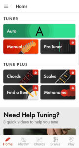 Fender Tune - screenshot