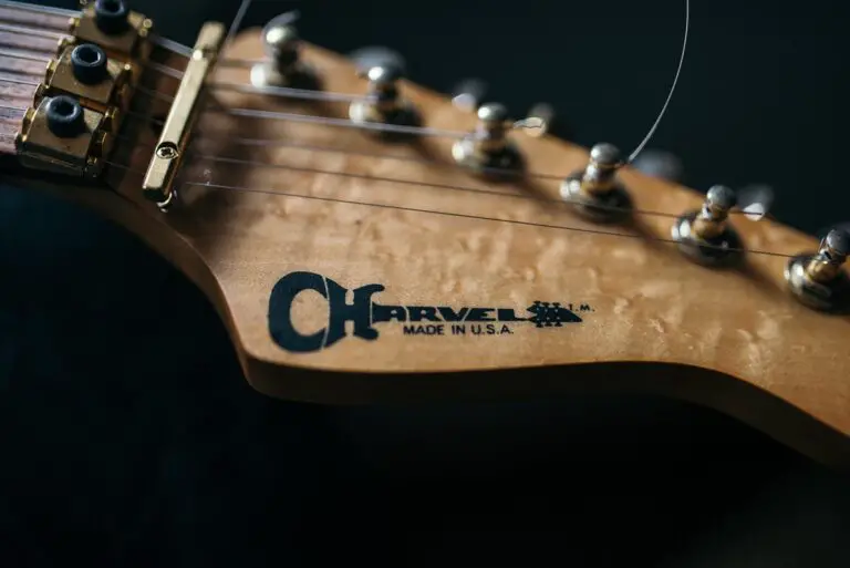 Charvel electric guitar headstock