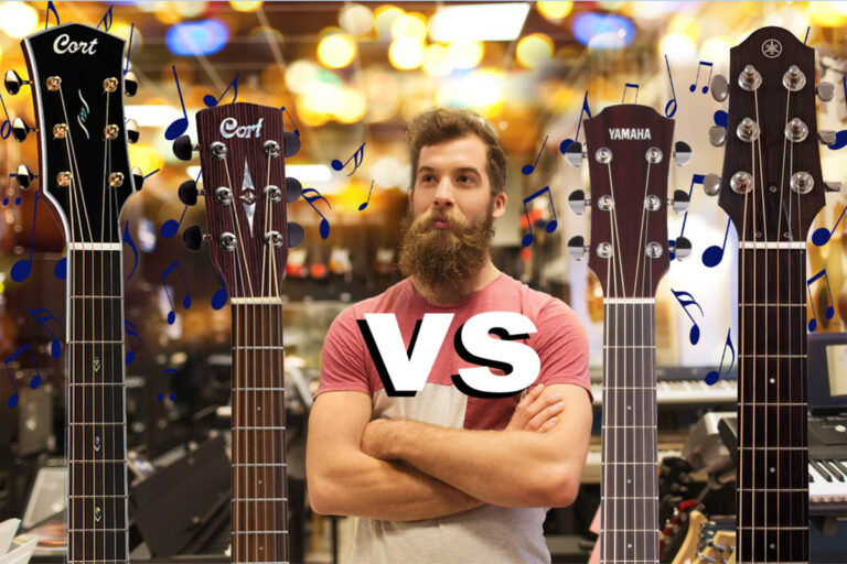 Cort vs Yamaha acoustic guitars