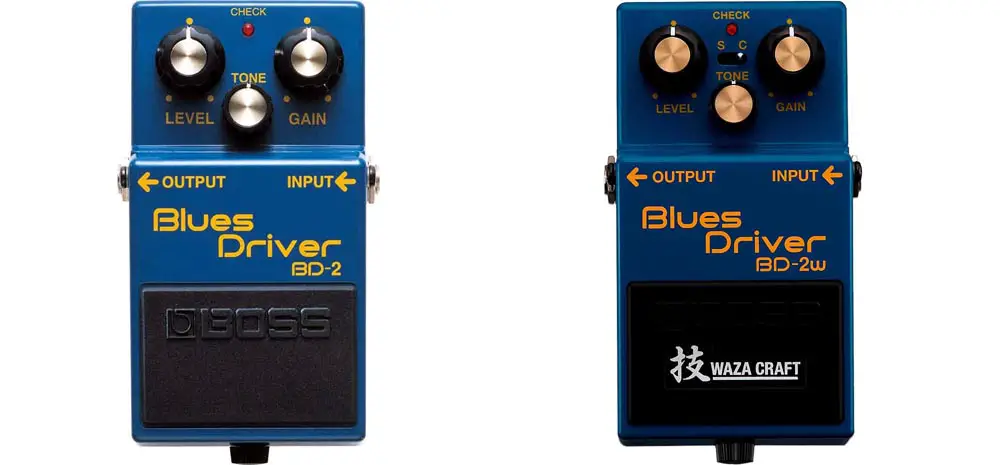 Boss BD-2 Blues Driver Pedals