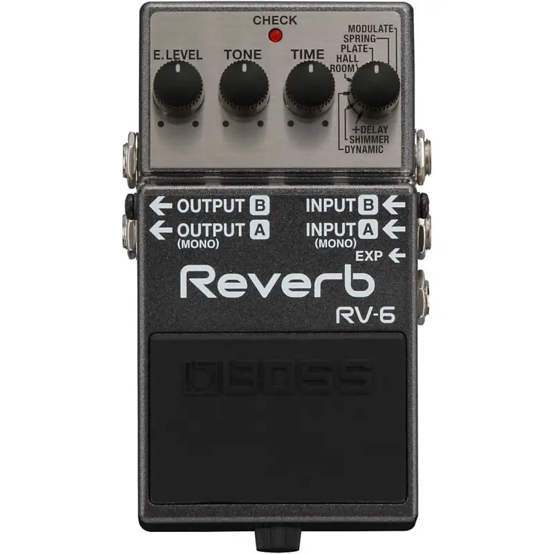 Boss Rv-6 Digital Reverb Effects Pedal