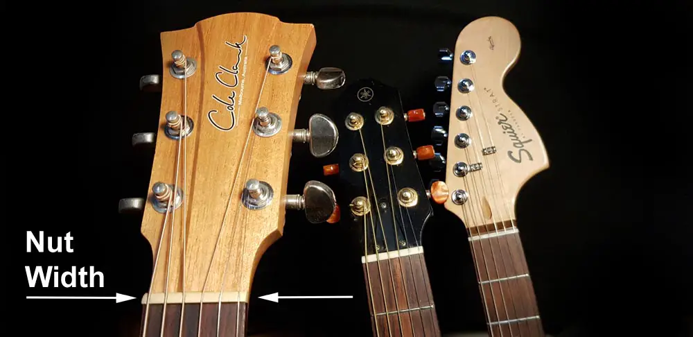 Guitar Nut Width indication