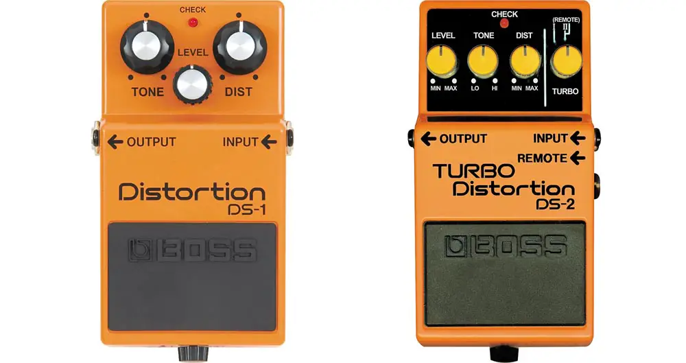 BOSS Distortion pedals