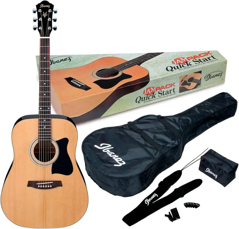 Ibanez IJV50 Acoustic Guitar Jampack