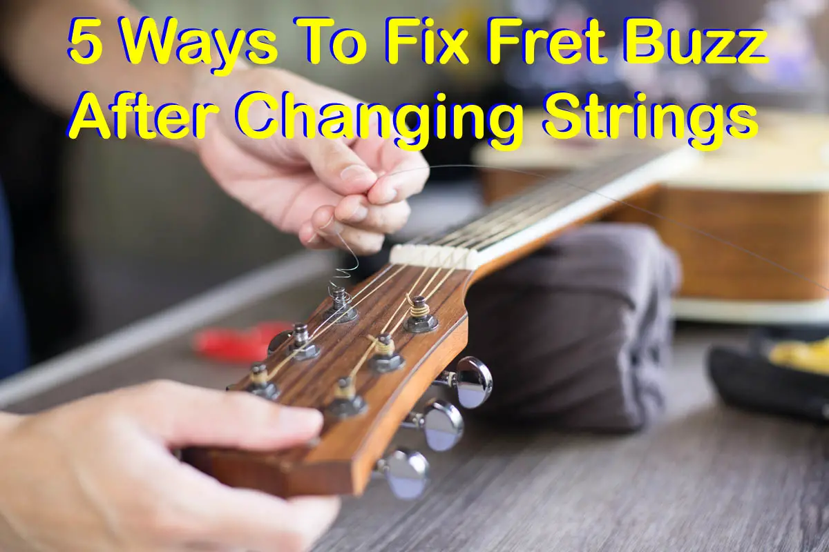 Changing acoustic guitar strings