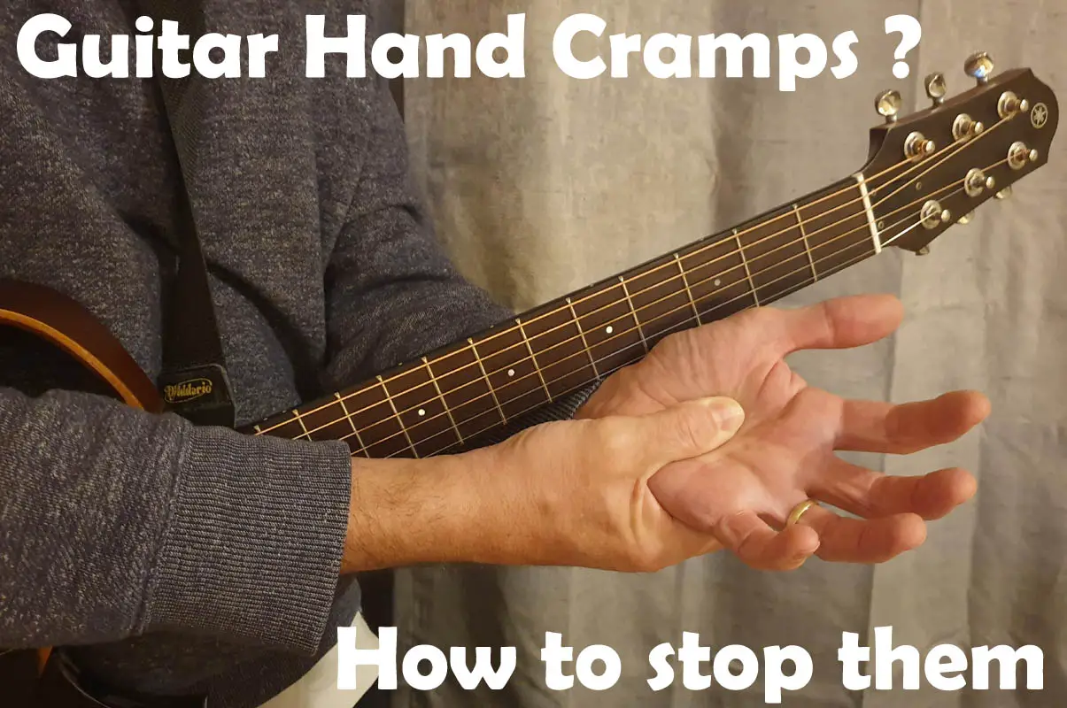 Guitar fretting hand cramp