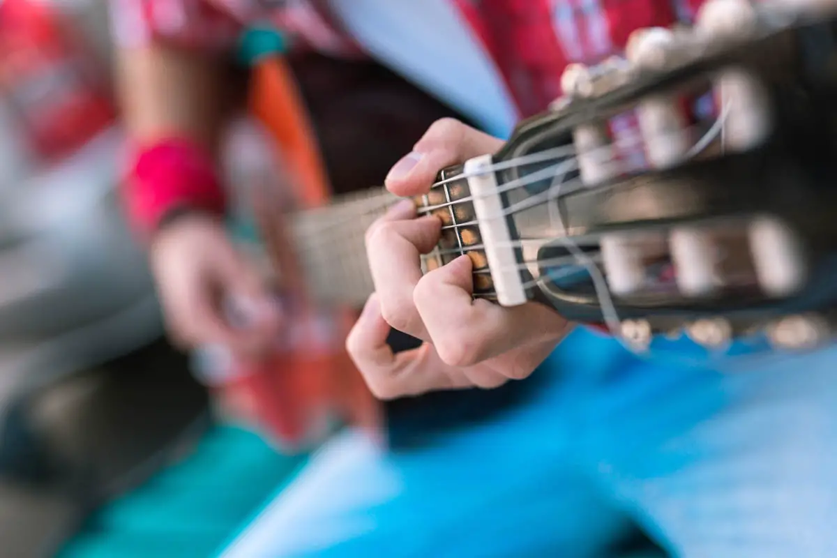 Playing an open chord on first three frets