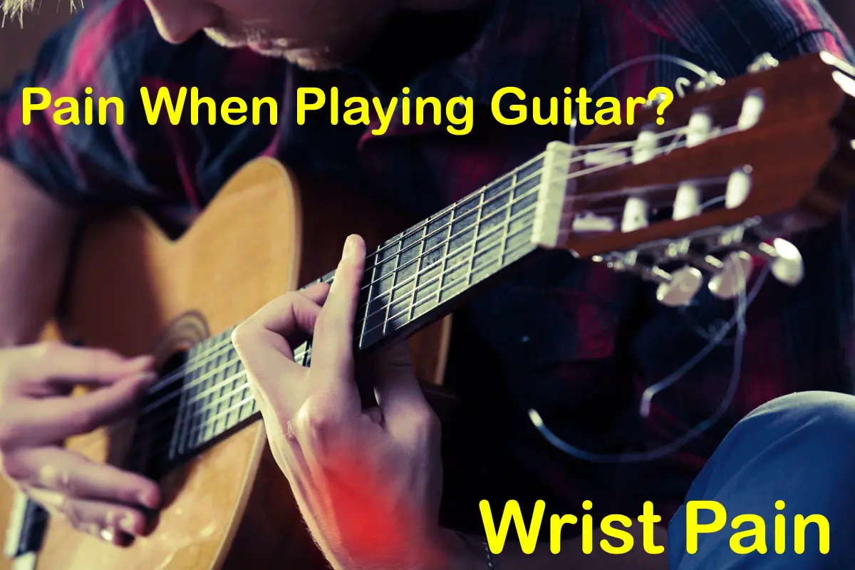 Wrist pain playing bar chord on guitar