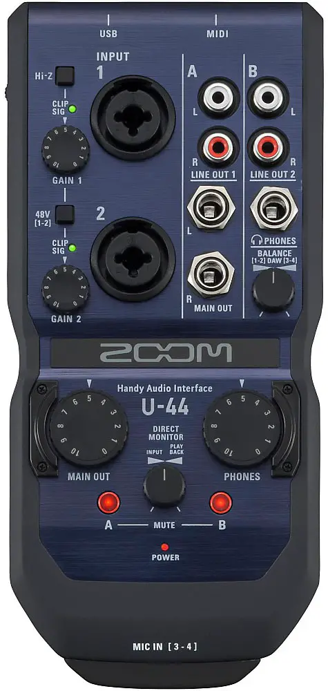 Zoom U-44 Audio Interface