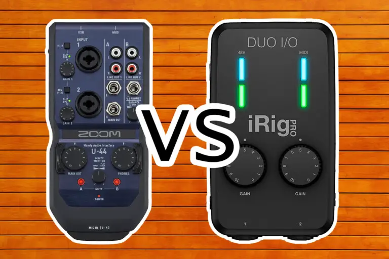 Zoom U-44 vs iRig Pro Duo I/O: Which Audio Interface is Better for You?