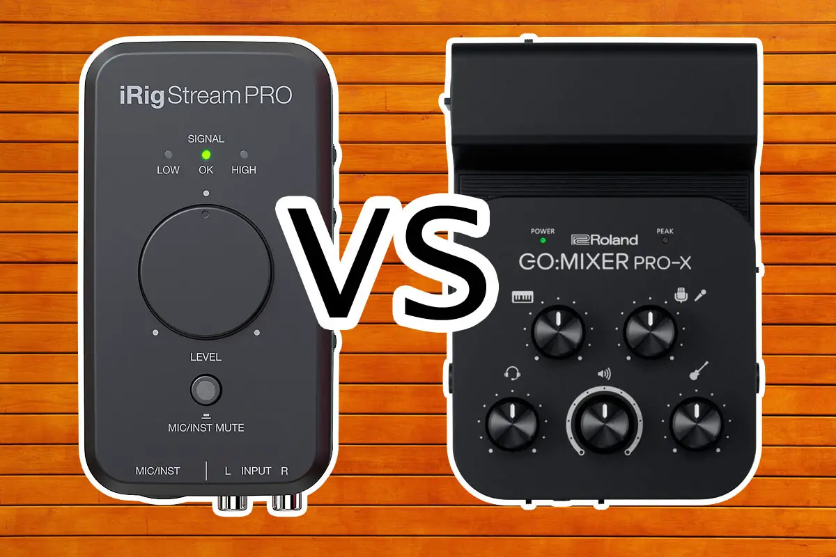 iRig Stream PRO vs Roland GO Mixer PRO-X