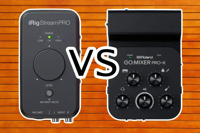 iRig Stream Pro vs Roland GO:MIXER PRO-X: Which One is Better?