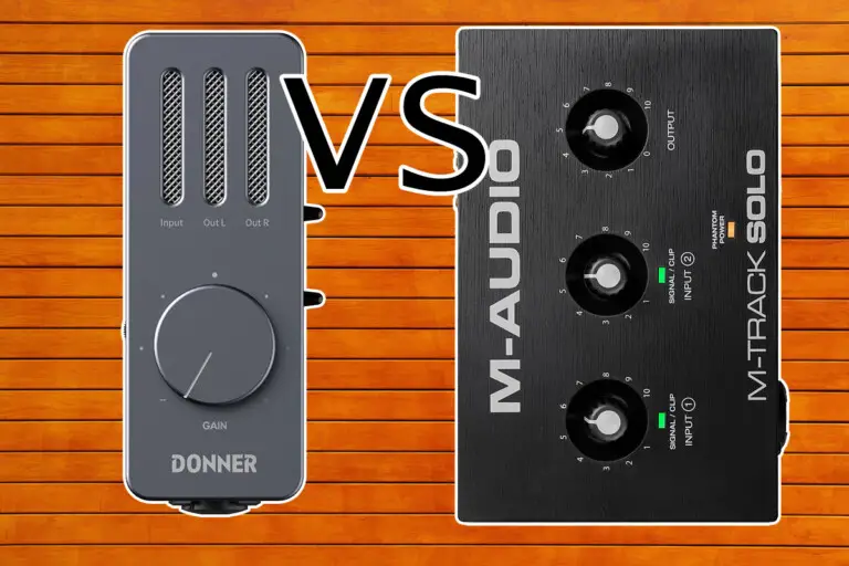 Donner USB Audio Interface vs M-Audio M-Track Solo: Find the Best Interface for Your Guitar